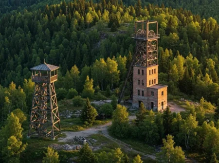 Lesná pozorovateľna Handlová, náučný chodník a útulňa