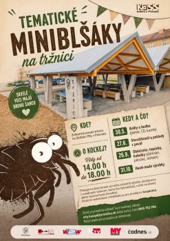 Tematické minibĺšáky na tržnici v Prievidzi pozývajú návštevníkov na sériu trhov s knihami, hudbou, starožitnosťami, módou a hand-made výrobkami.
