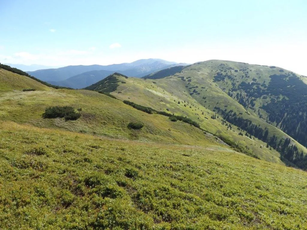 Národný park Nízke Tatry scenéria