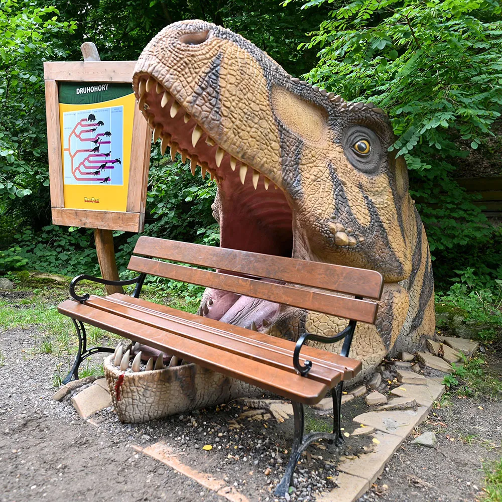 DinoPark Košice posedenie