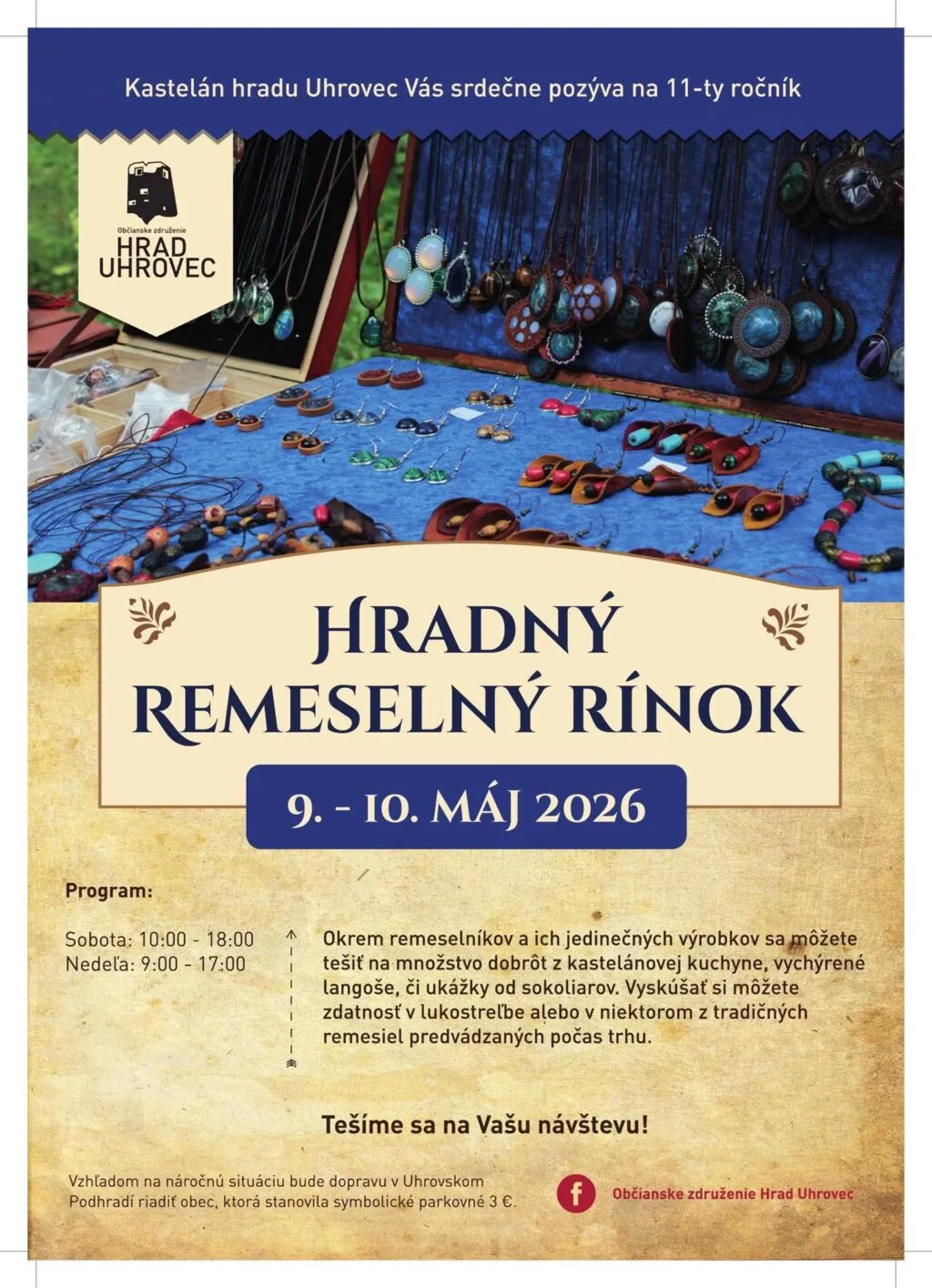 remeselný hrádný rínok hrad uhrovec