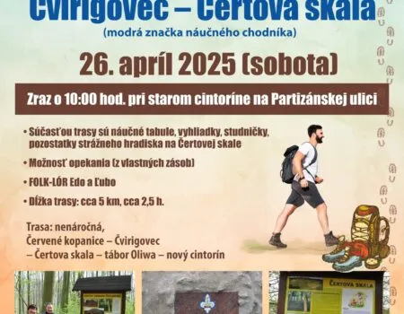 Čvirigovec – Čertova skala – 26.4.2025