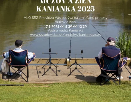 Rybárske preteky mužov a žien Kanianka 17.5.2025