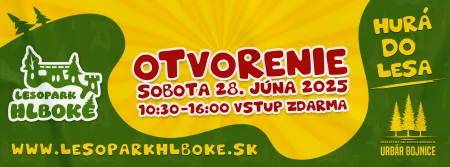 Otvorenie lesoparku Hlboké