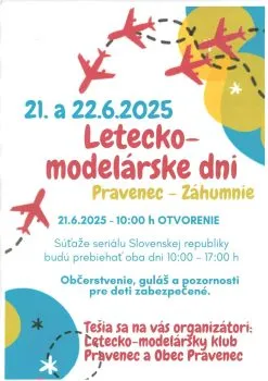 podujatie pravenec letecko modelarske dni