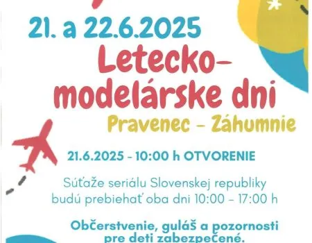 podujatie pravenec letecko modelarske dni
