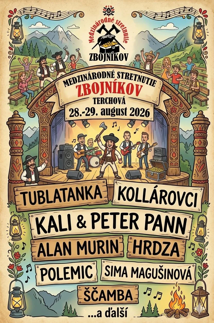 Medzinárodné stretnutie zbojníkov Terchová 28.–29.8.2026