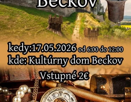 Burza starožitností Beckov 17.5.2026