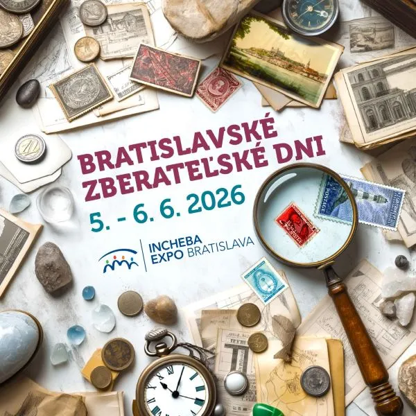 Bratislavské zberateľské dni 2026 v Inchebe predstavia mince, známky, bankovky, starožitnosti, olympijské artefakty a zberateľské rarity.