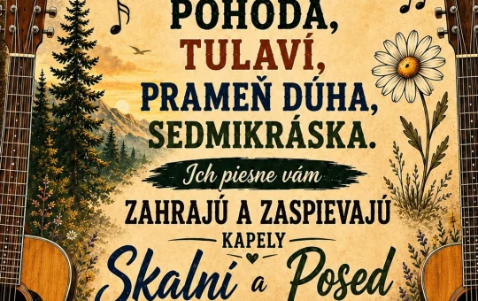 Folkové leto 2026 prinesie spomienkový hudobný večer s piesňami kapiel Pohoda, Túlaví, Prameň dúha a Sedmikráska.