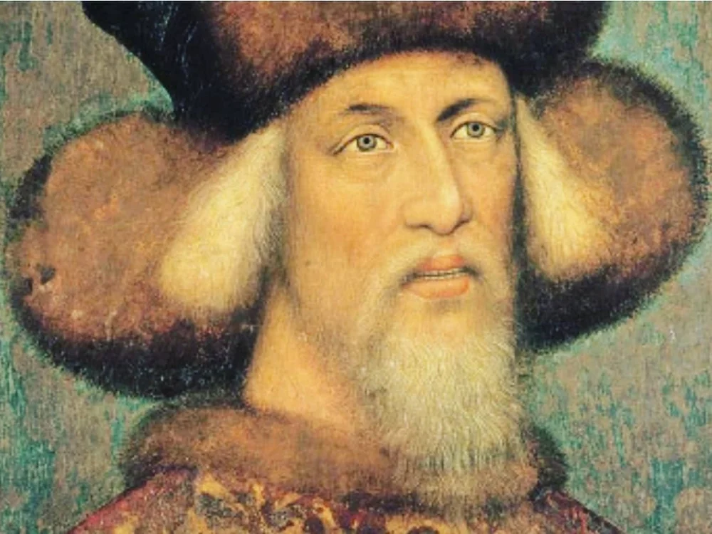 Portrét Žigmunda Luxemburského, významného panovníka stredovekej Európy spojeného s Uhorskom, Čechami a ríšskou politikou.