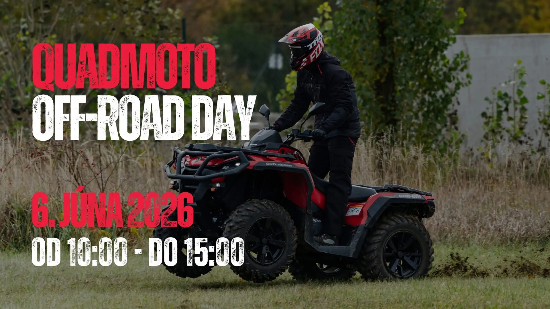 Quadmoto Offroad Day 2026 v Krakovanoch ponúkne testovacie jazdy štvorkoliek v teréne pri Quadmoto Centrum.