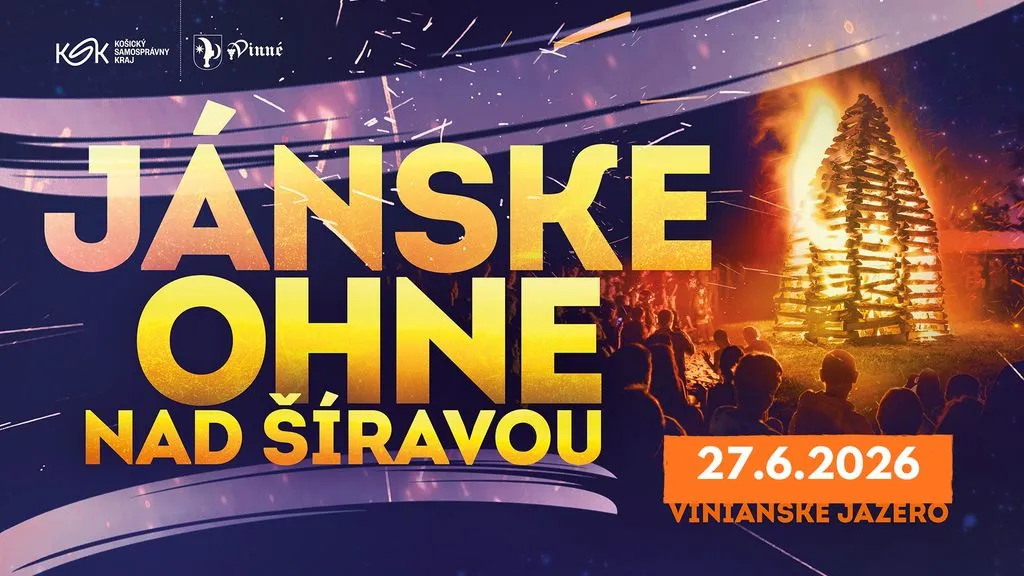Jánske ohne nad Šíravou 2026 pri Vinianskom jazere prinesú koncerty, svätojánsku vatru, remeslá, gastro a program pre deti.