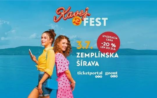 Kavej Fest Zemplínska šírava 2026 prinesie predpremiéru filmu Kavej 2, hercov, hudbu, súťaže a filmový večer pod hviezdami.