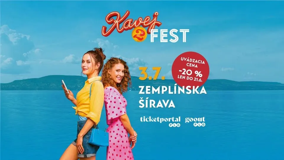 Kavej Fest Zemplínska šírava 2026 prinesie predpremiéru filmu Kavej 2, hercov, hudbu, súťaže a filmový večer pod hviezdami.
