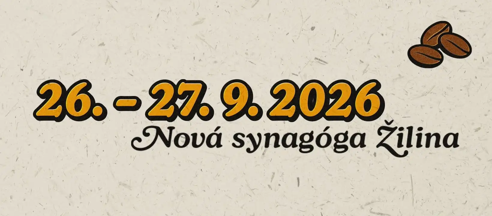 Žilinský festival kávy 2026 v Novej synagóge prinesie ochutnávky kávy, pražiarne, vystavovateľov a jesennú kávovú atmosféru.