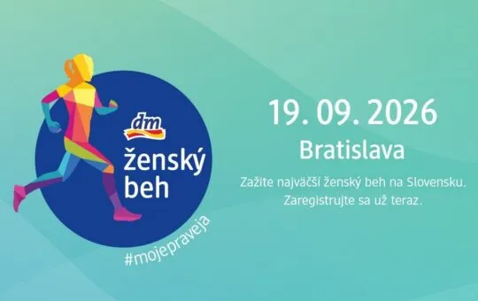 dm ženský beh 2026 v Bratislave prinesie najväčší ženský beh na Slovensku, podporu aktívneho životného štýlu a ženskú komunitu.