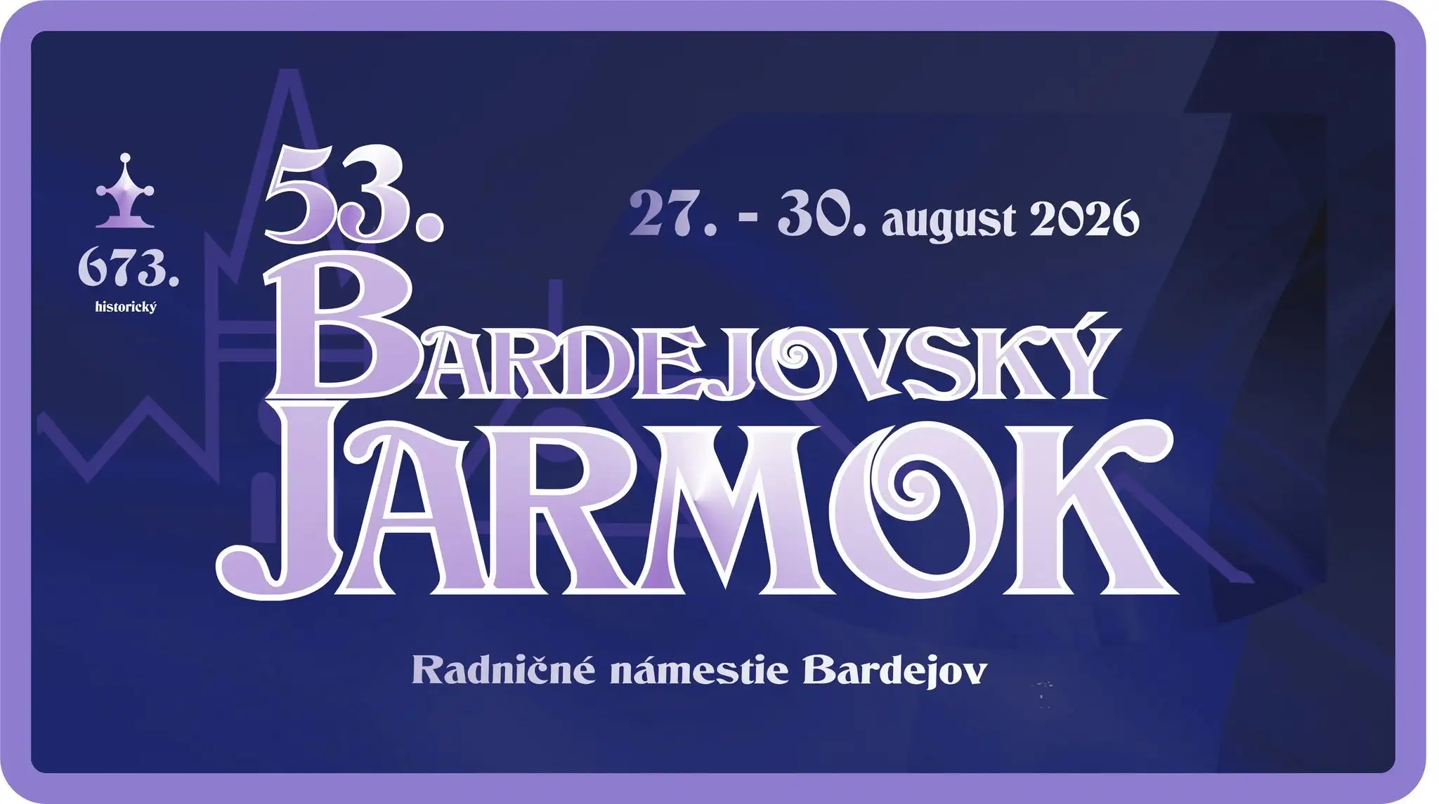 Bardejovský jarmok 2026 na Radničnom námestí prinesie štyri dni koncertov, kultúrnych vystúpení, zábavy a festival BardRock.