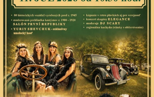 Tatranský Oldtimer v Kúpeľoch Ružbachy 2026 prinesie historické autá a motocykle, retro kostýmy, hudbu a kúpeľnú atmosféru.