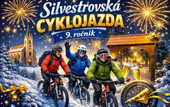 Silvestrovská cyklojazda 2026 sa uskutoční 31. decembra v Moldave nad Bodvou a prinesie komunitnú zimnú jazdu na bicykli.