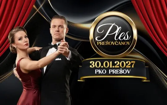 Ples Prešovčanov 2027 sa uskutoční 30. januára v PKO Čierny Orol v Prešove a prinesie spoločenský večer s hudbou, tancom, občerstvením a tombolou.