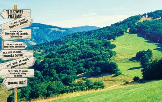 Blatový pochod 2026 sa uskutoční 21. novembra v Piešťanoch a ponúkne turistické trasy cez Havran, Chrústové, Holý vrch a okolie Považského Inovca.