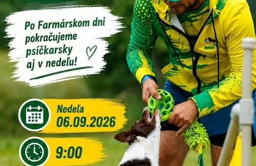 Agility seminár s Palom Roháčkom na Farme Milan v Uhrovci prinesie tréning pre psovodov a psov, prekážky, techniku vedenia a individuálne rady.