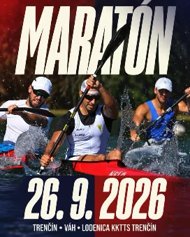Majstrovstvá Slovenska v maratóne v rýchlostnej kanoistike 2026 sa uskutočnia 26. septembra v Trenčíne pri Váhu a prinesú viac ako 30 pretekov.